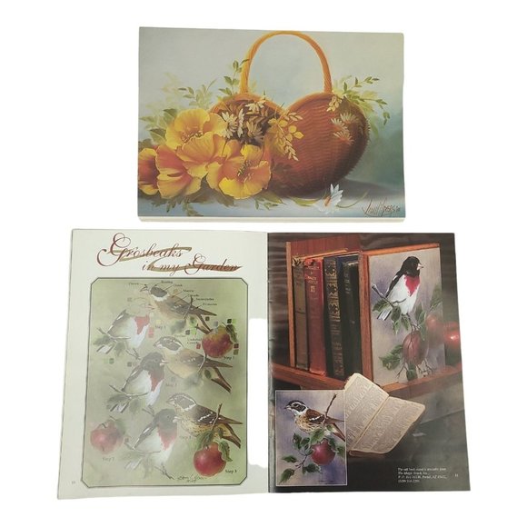Crafting Books Lot Of 4 Painting Fabric Wood Canvas Tole Applique Embossing - Picture 7 of 11